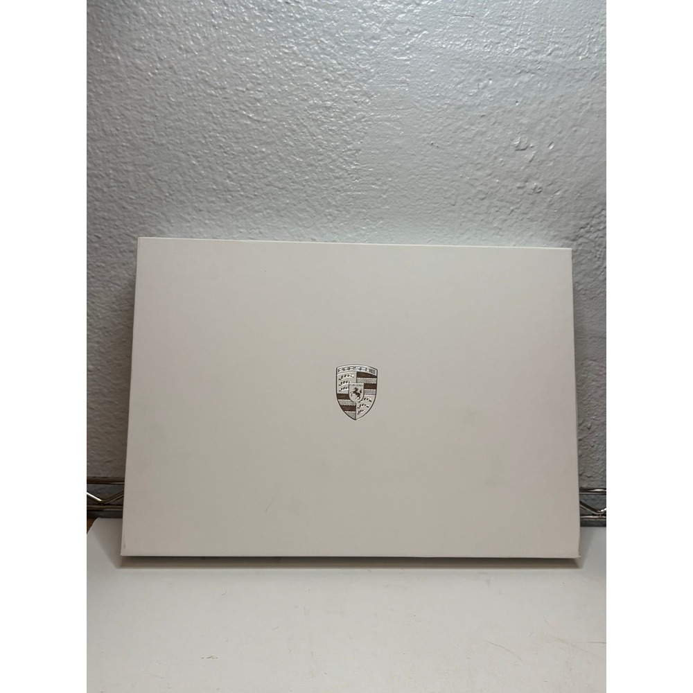 OEM Porsche Owners Welcome Kit Presentation Box & Hardcover Book (Pen Missing)